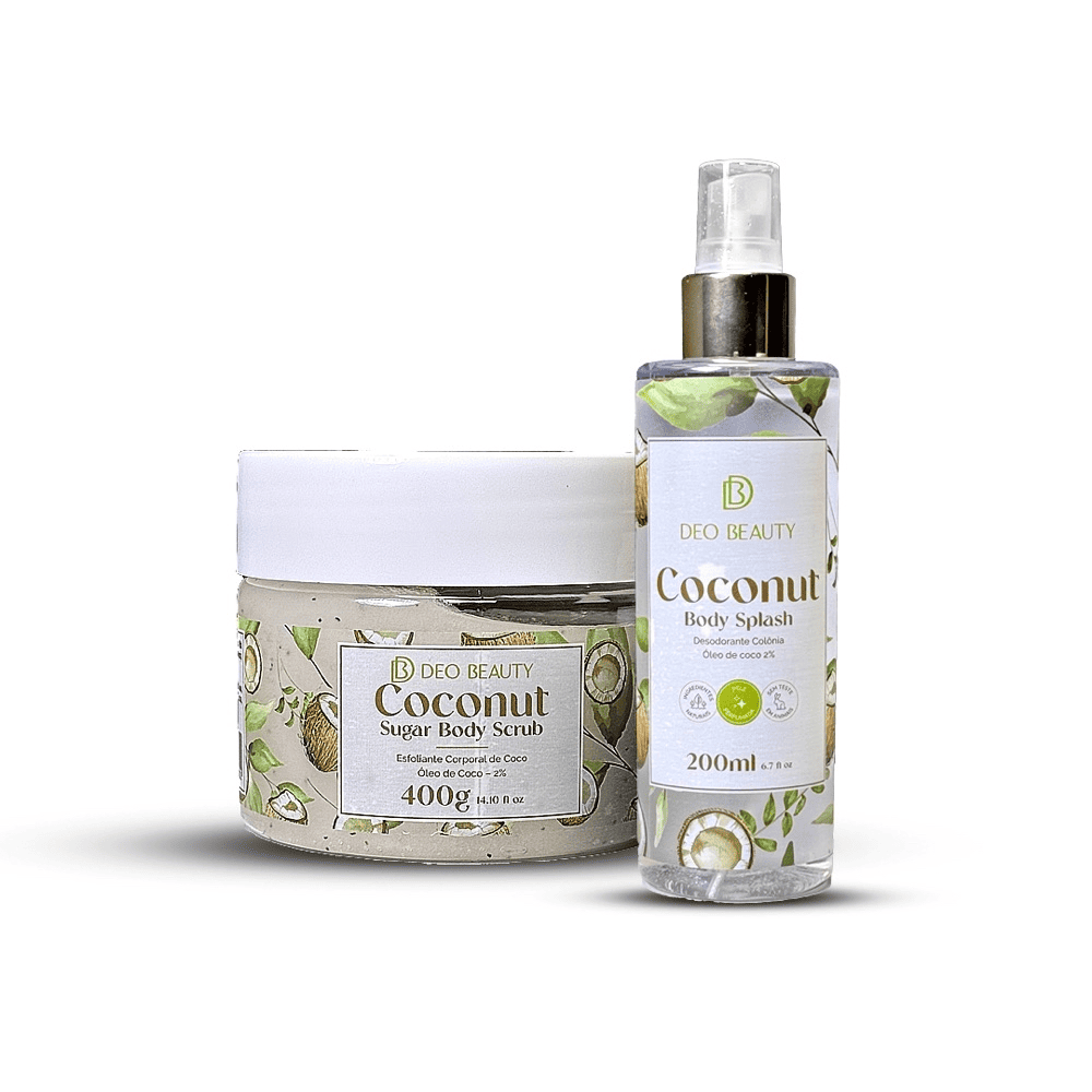 Kit Coconut - Esfoliante 400g + Body Splash 200 m