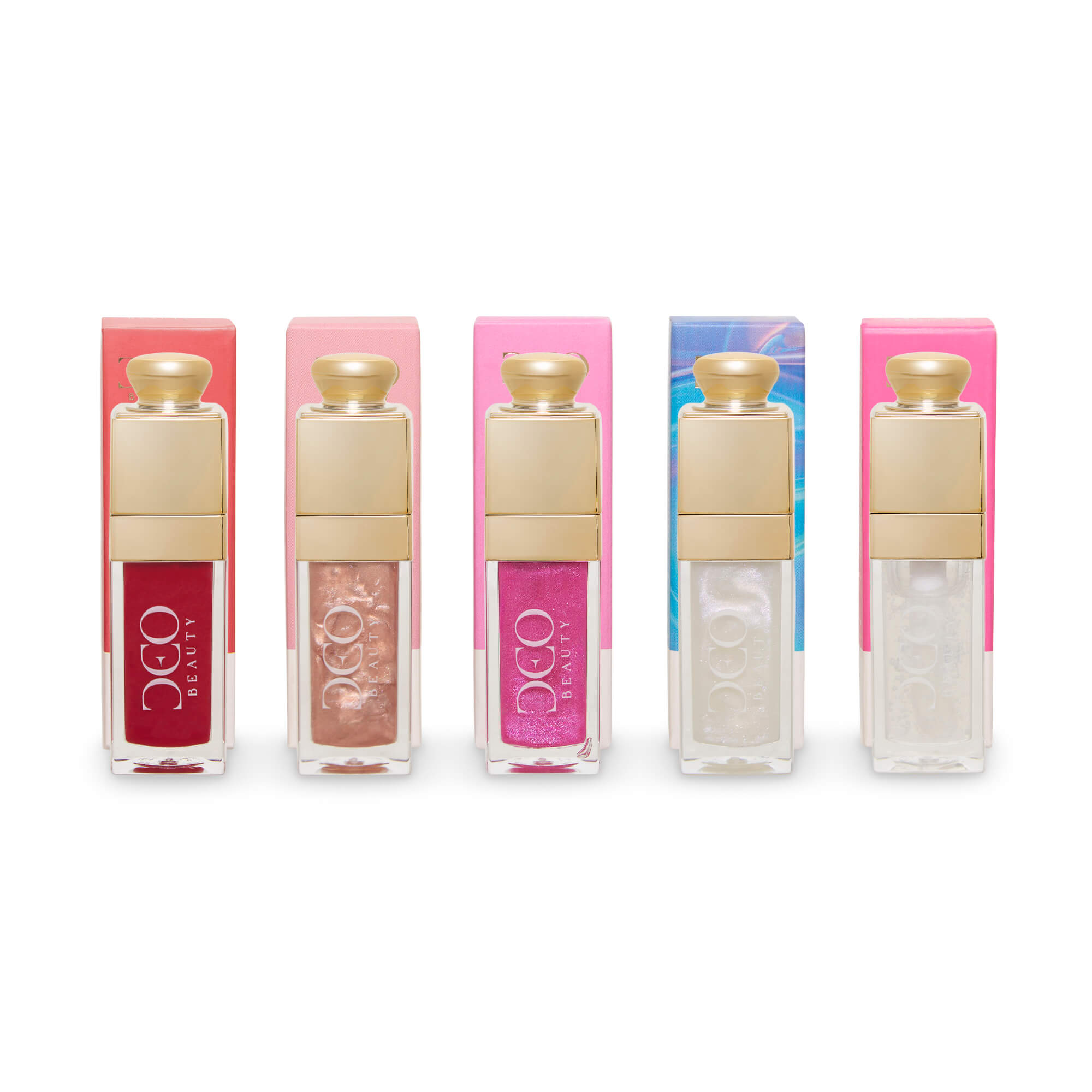 Kit Completo 4 Gloss Intense + 1 Lip Oil