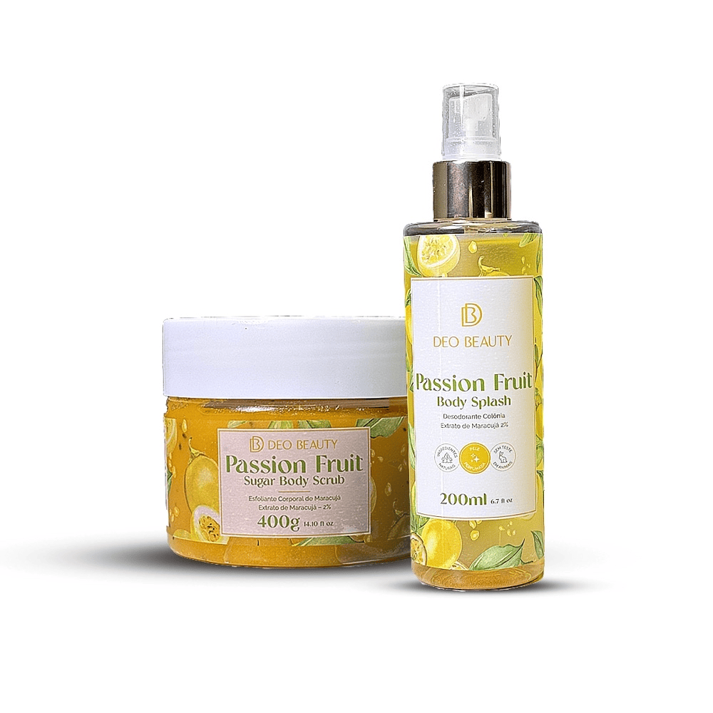Kit Passion Fruit Maracujá - Esfoliante 400g + Body Splash 200 ml